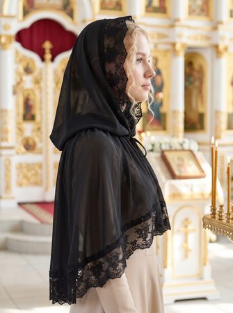 Платок-накидка Цветочное настроение
